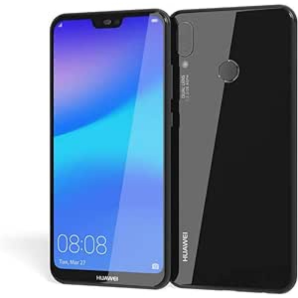 Huawei P20 Lite 64GB/4GB viedtālrunis DE-P, Rietumeiropas versija, Midnight Black