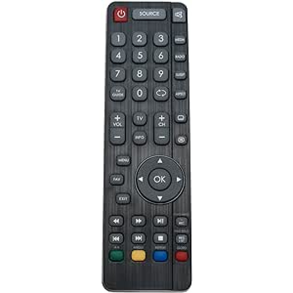 AULCMEET Replacement Remote Control SHWRMC0118 Suitable for Sharp TV LC-32CHG4041E LC-32CHG4042E LC-32CFG4041E LC-32CFG4042E LC-40CFG4041E LC-40CFG4042E LC-43CFG4041E LC-43CFG4041E LC-4041E