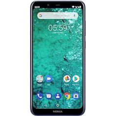 Nokia 5.1 Plus Dual SIM 32GB 3GB RAM TA-1075 Blue SIM Bezmaksas