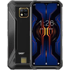 DOOGEE S95 Pro — vadošais āra mobilais tālrunis bez līguma Helio P90 astoņkodolu 8 GB RAM 128 GB ROM Android 9.0, 48 MP AI trīskāršā kamera IP68, ūdensizturīga, triecienizturīga 6,3 collu FHD + NFC bezvadu uzlāde, melns