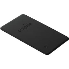 Chipolo Card Spot - Wallet Finder, Bluetooth Tracker for Wallet - Works with the Apple Where is? App (Only for iOS) (Black