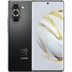 Huawei Nova 10 Pro zvaigžņots melns. 6,78 collas. OLED. 1200 x 2652. Iekšējā RAM 8 GB. 256 GB. Divas SIM kartes. Galvenā kamera 50+8+2 MP. HarmonyOS. 2.0. 4500 mAh