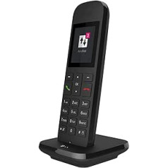 Telekom Speedphone 12 bezvadu fiksētais tālrunis lietošanai ar pašreizējiem ātrgaitas portiem, 5 cm krāsu displejs, augsta balss kvalitāte, apbalvots ar Blue Angel
