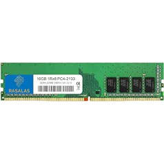 Rasalas RAM modulis (16 GB, DDR4, 2133 MHz, PC4-17000, bez ECC, nebuferēts, 1,2 V, CL15, 1Rx8, viena ranga, 288 kontaktu, UDIMM)