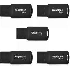 Gigastone USB 2.0 zibatmiņas disks 32 GB pa 5 pack