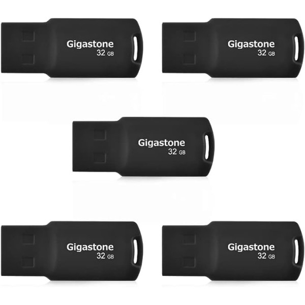 Gigastone USB 2.0 zibatmiņas disks 32 GB pa 5 pack