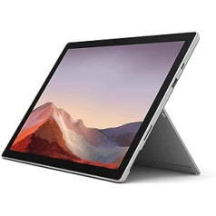 Microsoft Surface Pro 7 — hibrīddators (12,3 collu displejs, Intel Core i5, 8 GB RAM, 256 GB SSD) — plate (atjaunota)