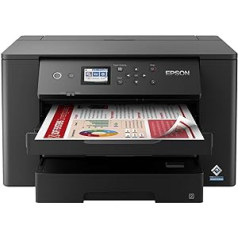 Epson WorkForce WF-7310DTW biznesa tintes printeris (drukā līdz DIN A3+, WiFi, Ethernet, NFC, dupleksais, vienas kasetnes, DIN A3, 2 papīra kasetes), melns