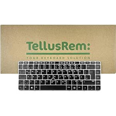 TellusRem Replacement Keyboard German Backlight for HP 840 G3, 745 G3, 840 G4, 745 G4