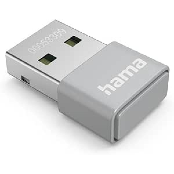 Hama Nano N150 WiFi Stick (USB WiFi Adapter, WiFi Dongle USB 2.0n 2.4GHz, 150Mbit/s, WPA/WPA2 and WEP 128/64 Bit Compatible)