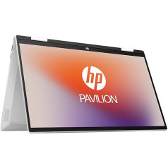 HP Pavilion x360 2-in-1 Convertible klēpjdators | 15,6 collu FHD IPS skārienekrāns | Intel Core i7-1255U | 16 GB DDR4 RAM | 512 GB SSD | Intel Iris Xe grafikas karte | Windows 11 Home | QWERTZ tastatūra | Sudrabs