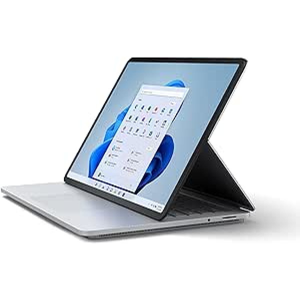 Microsoft Surface klēpjdatoru studija, i7, 32 GB RAM, 2 TB SSD, GeForce RTX 3050 TI, Win 11 Home, 14,4 collu klēpjdators, platīna