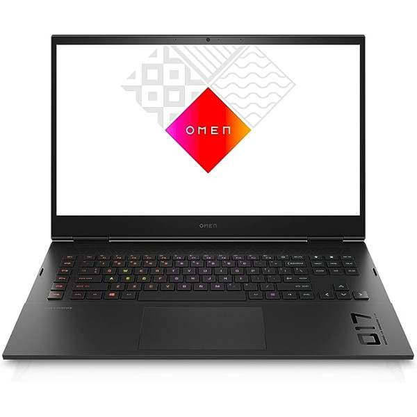 HP Omen spēļu klēpjdators | 17,3 collu QHD 240 Hz displejs | Intel Core i7-13700HX | 32 GB DDR5 RAM | 1 TB SSD | NVIDIA GeForce RTX 4070 | Windows 11 | QWERTZ | Ēna melna