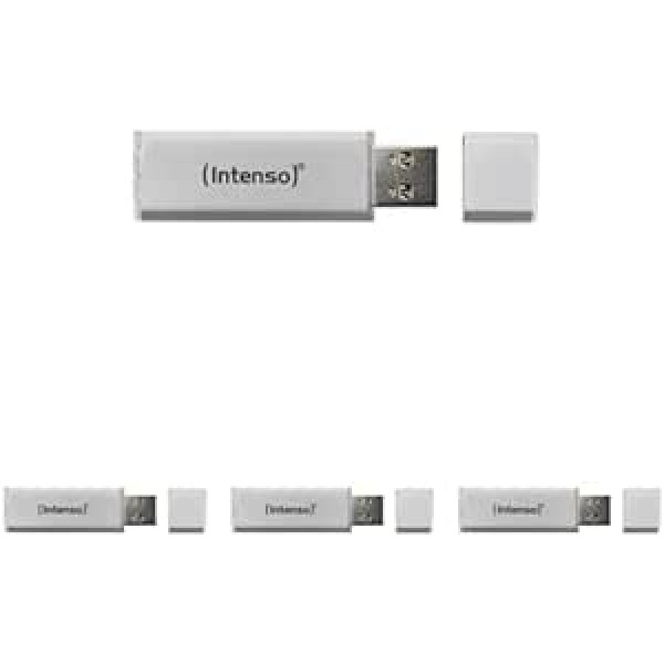 Intenso Ultra Line 32 GB Memory Stick USB 3.0 sudraba 4 pack