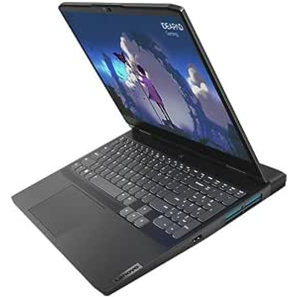 Lenovo IdeaPad Gaming 3 Gen 7–15,6 collas (39,6 cm) Full HD, 120 Hz (Intel Core i5-12500H, 16 GB RAM, 512 GB SSD, NVIDIA GeForce RTX 3050-4 GB, nav operētājsistēmas) Pelēka QWERTY lapa spāņu valodā