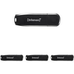 Intenso Speed Line 32 GB Memory Stick USB 3.2 Gen 1x1 Black (4 pakojumā)