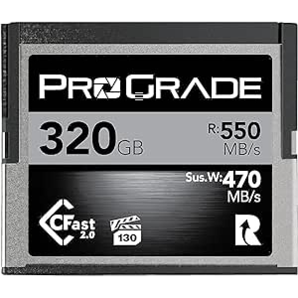 ProGrade Digital CFast 2.0 320GB Cobalt Memory Card