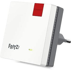 AVM Fritz! WLAN Mesh Repeater 600 — WLAN N līdz 600 Mb/s (2,4 GHz), WPS, kompakts dizains, vācu valodas versija