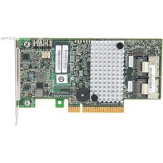 ASHATA SAS kontroliera karte 8 portu SATA + SAS portu paplašināšanas karte LSI 9267-8i 2208 6 Gbps 512 MB PCI-E 2.0 8 portu SATA/SAS RAID0/1/10 kontroliera karte zema pretestība