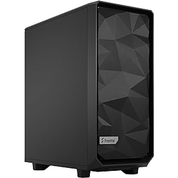 Fractal Design Meshify 2 kompakts melns ATX elastīgs augstas gaisa plūsmas vidēja torņa datora korpuss