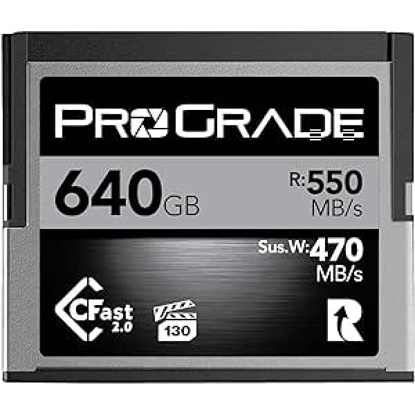 ProGrade Digital CFast 2.0 640GB Cobalt atmiņas karte