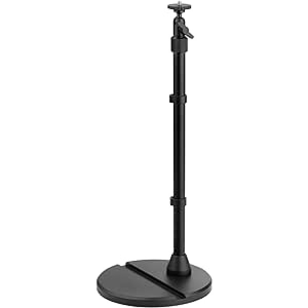 Elgato Mini Mount — daudzpusīgs rakstāmgalda statīvs, pagarināms līdz 64 cm, pilnībā regulējams, viedtālruņa turētājs ar aukstās kurpes stiprinājumu, ierīces savienotājs, ¼ vītne kamerām, lampām, mikroshēmām un citam