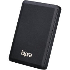 Bipra U3 2,5 collu USB 3.0 FAT32 ārējais cietais disks — melns (2 TB SSD)