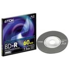 TDK BD-R 7,5 GB blu-ray (Bd-R) — 1 stūck