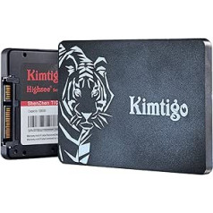 kimtigo SATA III 2,5 collu SSD iekšējais cietvielu diskdzinis, 3D NAND SSD, lasīšanas ātrums līdz 550 MB/s (256 GB)