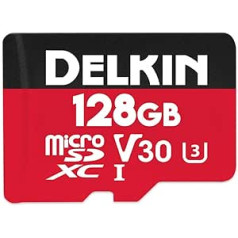 Delkin 128 GB Select microSDXC UHS-I (V30) Speicherkarte (DDMSDR500128)