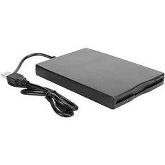 ASHATA USB Floppy Drive 3.5 Inch Portable External USB Floppy Drive Plug & Play 1.44MB FDD for Windows 10/7/Vista/for Windows 8/XP/ME/2000/SE/98