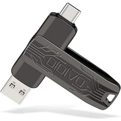 DIDIVO USB C Stick 512 GB USB C zibatmiņas disks 2 vienā USB 3.0 Type C Memory Stick OTG USB Stick Pen Drive ārējā atmiņa USB-C viedtālruņiem, planšetdatoriem, jaunam MacBook, klēpjdatoriem, personālajam datoram