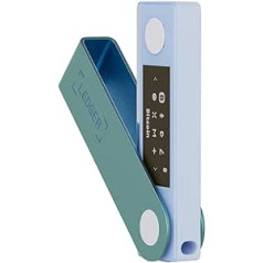 Ledger Nano X (Pastel Green) — nodrošiniet un pārvaldiet savus kriptovalūtus un NFT, atrodoties ceļā, izmantojot mūsu Bluetooth® iespējoto aparatūras maku.