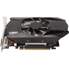 PUSOKEI AMD HD7670 4GB GDDR5 128bit 4096MB PCI Express X16 spēļu grafikas karte 1000MHz/3600MHz frekvences viena ventilatora HDMI DVI VGA savienotājs DirectX 11