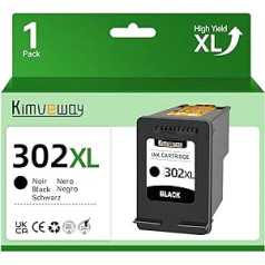 302 XL Printer Cartridges, 302 Cartridge Compatible with HP 302 Printer Cartridges Black HP302 Printer Cartridges HP302 for OfficeJet 3831 4650 5230 3833 3830, DeskJet 3630 3636 3639 1110, Envy 4520