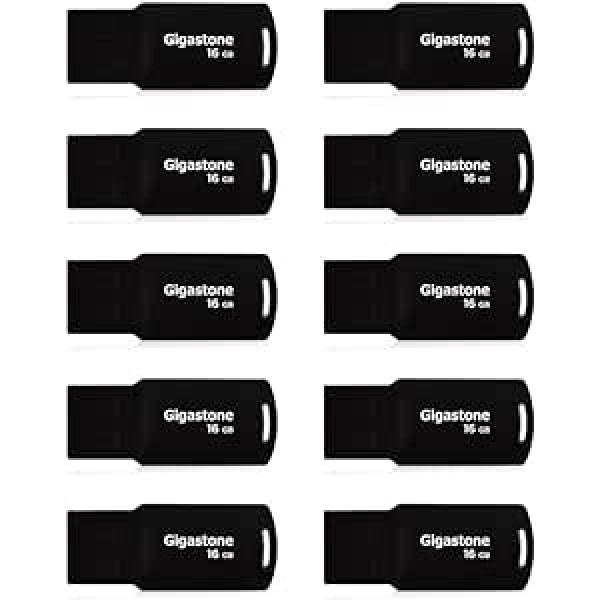 Gigastone 10 x 16GB USB 2.0 Flash Drive