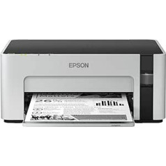 Epson EcoTank ET-M1120 nachfüllbarer Schwarzweißdrucker (vienfunkcija, DIN A4, Wi-Fi, USB 2.0) lielākais Tintenbehälter, augstākais Reichweite, niedrige Seitenkosten