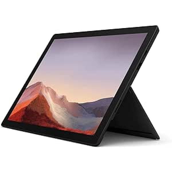 Microsoft Surface Pro 7, 12,3 Zoll 2-in-1 planšetdators (Intel Core i7, 16 GB RAM, 512 GB SSD, Win 10 Home) Schwarz (Generalüberholt)