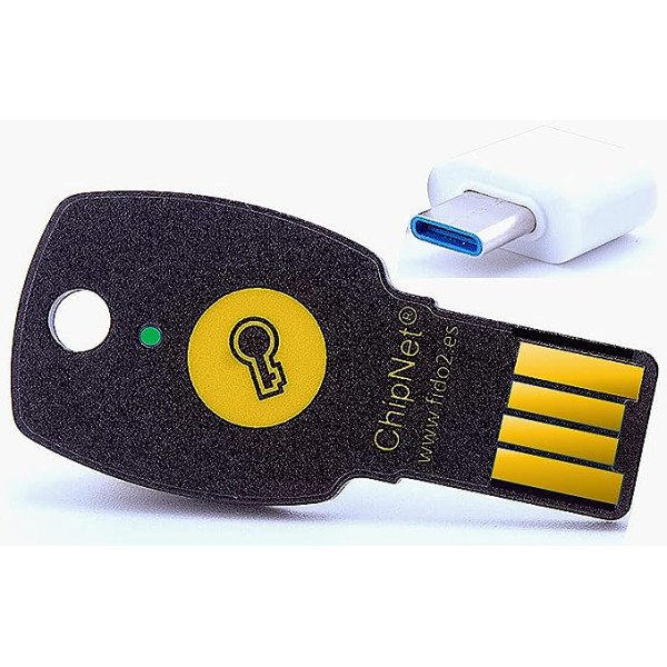 ChipNet c37009703021 — atslēgas drošības USB melns