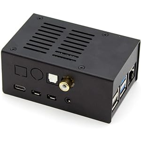 HiFiBerry Digi+ Metal Case V2 for Raspberry Pi 4 Black