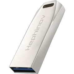 Hephinov 128 GB USB Flash Drive 3.0 Memory Stick with a Read Speed up to 100 MB/s, Memory Stick for Laptop/PC/Car