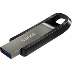 SanDisk Extreme GO USB 3.2 zibatmiņas disks 64 GB (ātrdarbīgs USB, lasīšanas ātrums 400 MB/s, SanDisk SecureAccess, RescuePRO Deluxe)