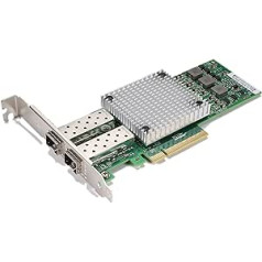 10Gb SFP+ Ethernet Network Card, Dual SFP+ Port NIC with Broadcom BCM57810S Chip, PCI Express Ethernet LAN Adapter Support Windows Server/Windows/Linux/VMware