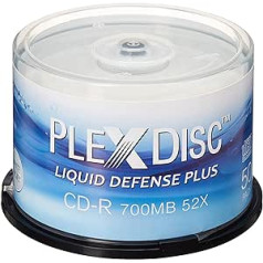 PlexDisc Liquid Defense Plus CD-R 700MB 50pcs.