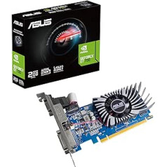 ASUS GeForce GT 730 2GB DDR3 BRK EVO zema profila grafikas karte HTPC 1800MHz GT730-2GD3-BRK-EVO