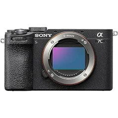 Sony Alpha 7C II bezspoguļa pilna kadra kamera (kompakta, 33 MP, reāllaika automātiskais fokuss, 10 BPS, 4K video, noliecams LCD skārienekrāns) Melns