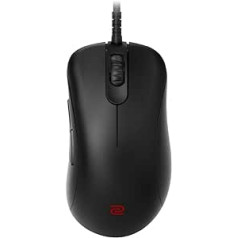 BenQ Zowie EC2-C ergonomiskā spēļu pele sportam | Paracord kabeļa un peles ritenis ar 24 līmeņiem | Matēts melns pārklājums | Vidējs dizains 124 x 61 x 42 mm (vidējs)