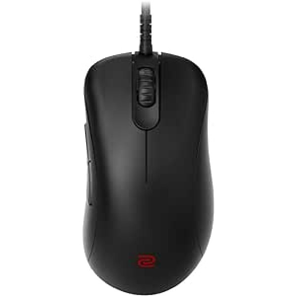 BenQ Zowie EC2-C Ergonomic Gaming Mouse for Esports | Paracord Cable & Mouse Wheel with 24 Levels | Matte Black Coating | Medium Design 124 x 61 x 42 mm (Medium)