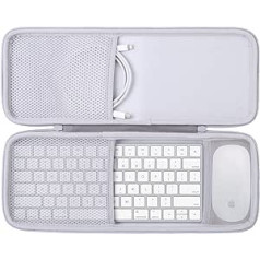 co2CREA Hard Shell Case Cover for Magic Keyboard/Magic Keyboard with Touch ID (Can be saved Magic Mouse) (Box Only, Does not contain Keyboard/Mouse)