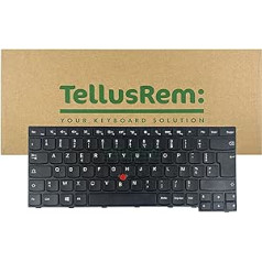 TellusRem Replacement Keyboard French Non-Backlit for Lenovo Thinkpad E470 E470c E475